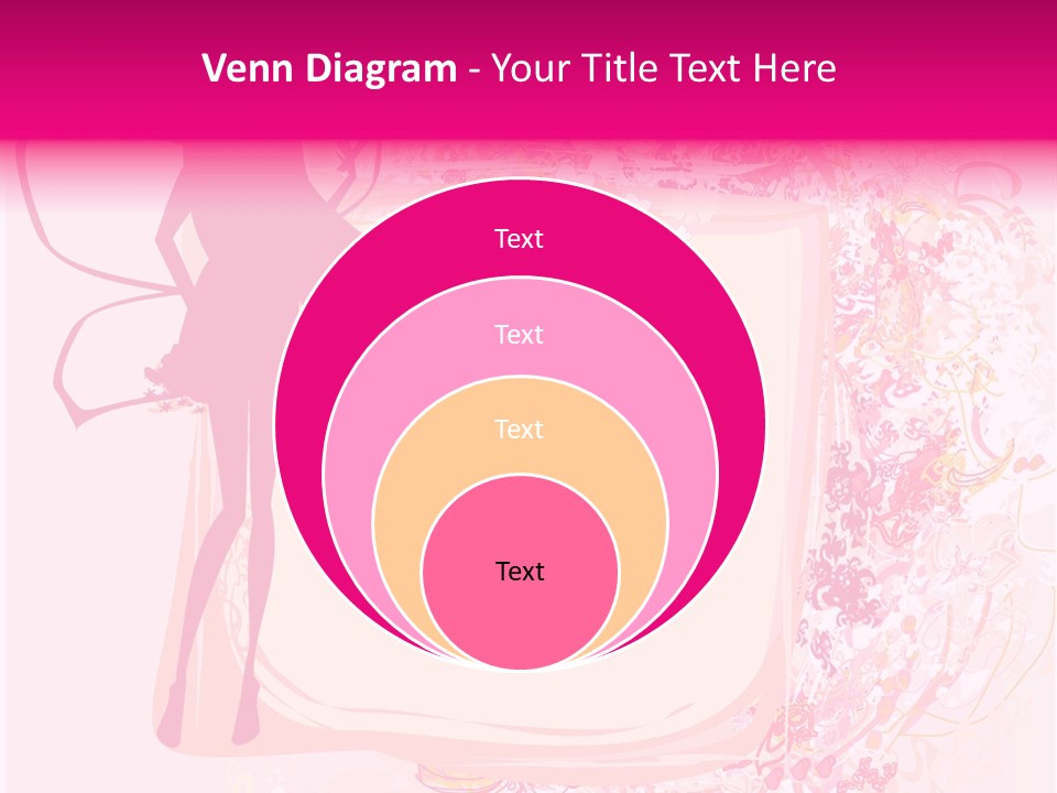 Decoration Beautiful Elf PowerPoint Template