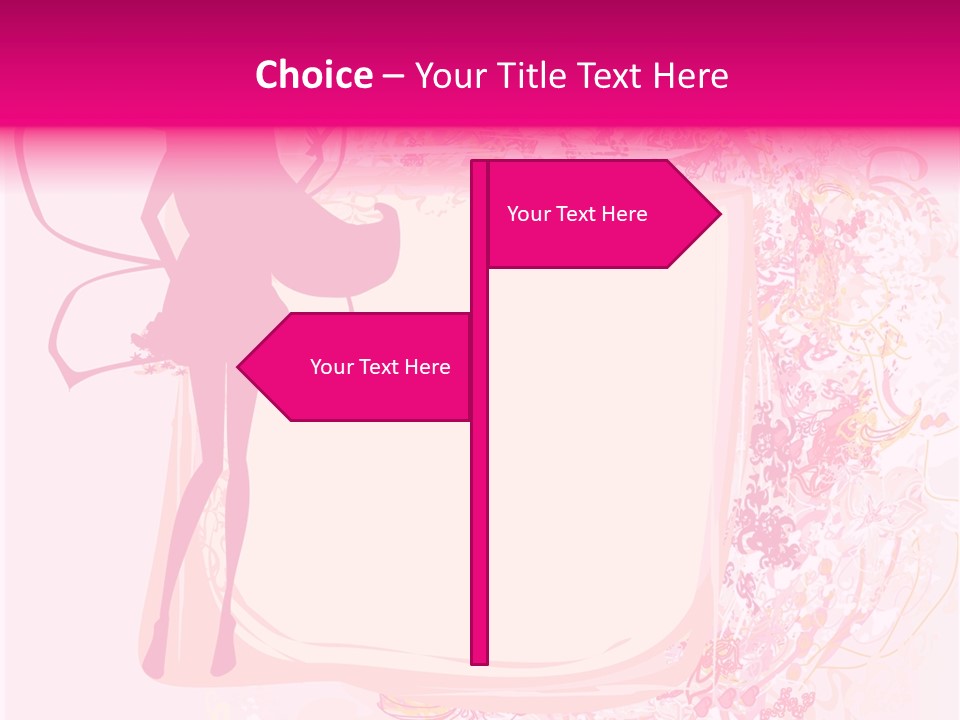 Decoration Beautiful Elf PowerPoint Template