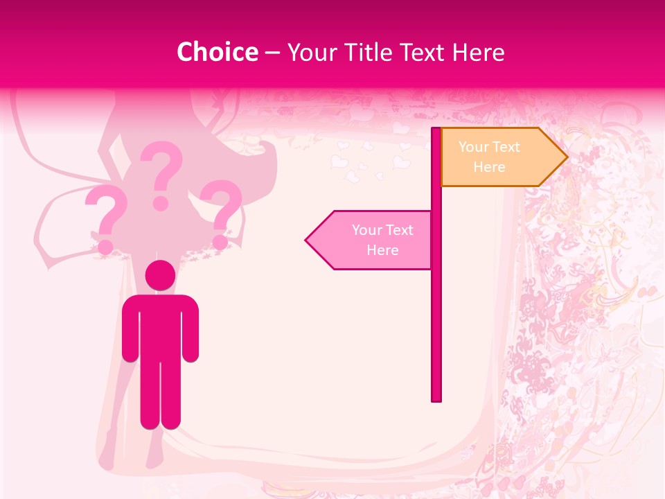 Decoration Beautiful Elf PowerPoint Template