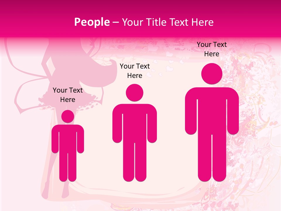 Decoration Beautiful Elf PowerPoint Template