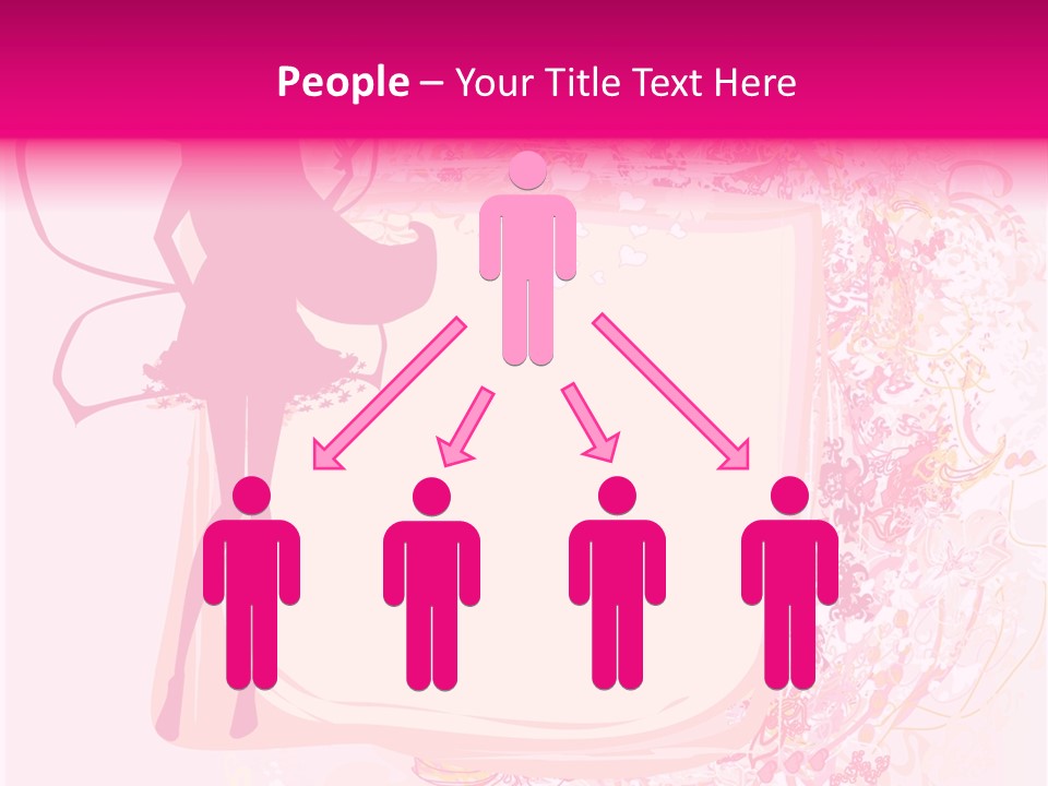 Decoration Beautiful Elf PowerPoint Template