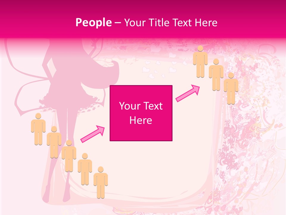 Decoration Beautiful Elf PowerPoint Template