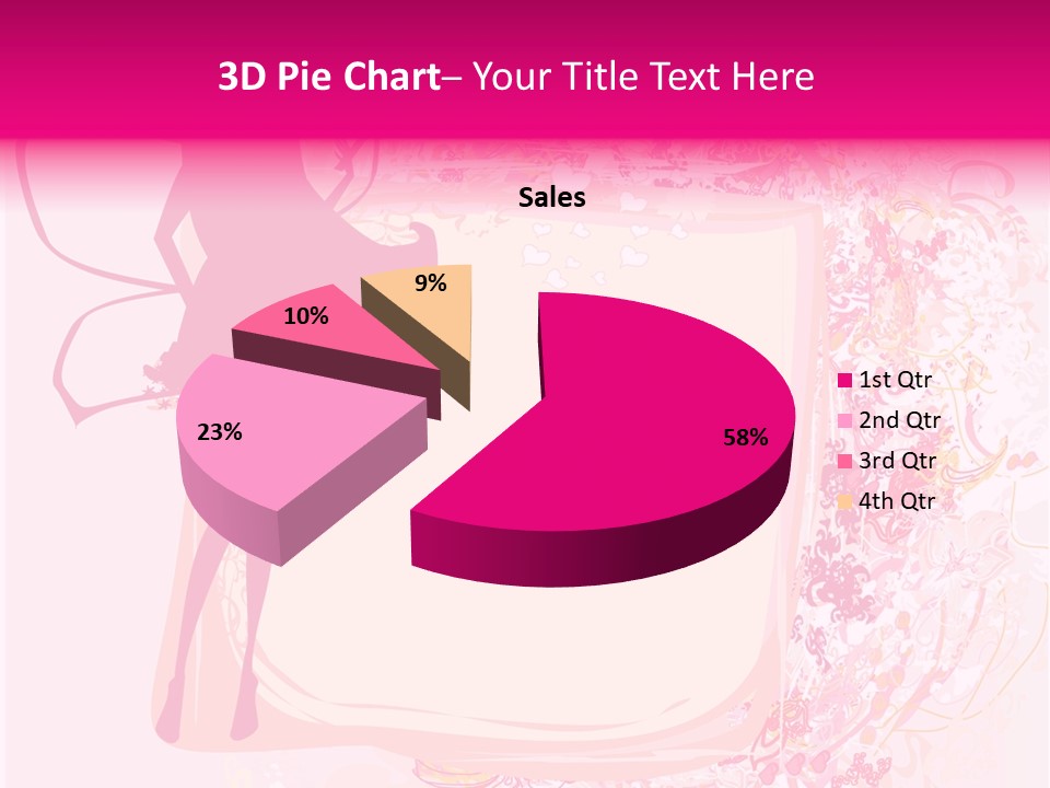 Decoration Beautiful Elf PowerPoint Template