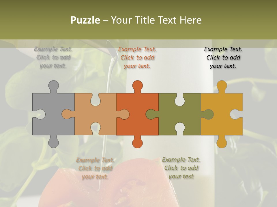 Kucharka Miesza Pomidor PowerPoint Template