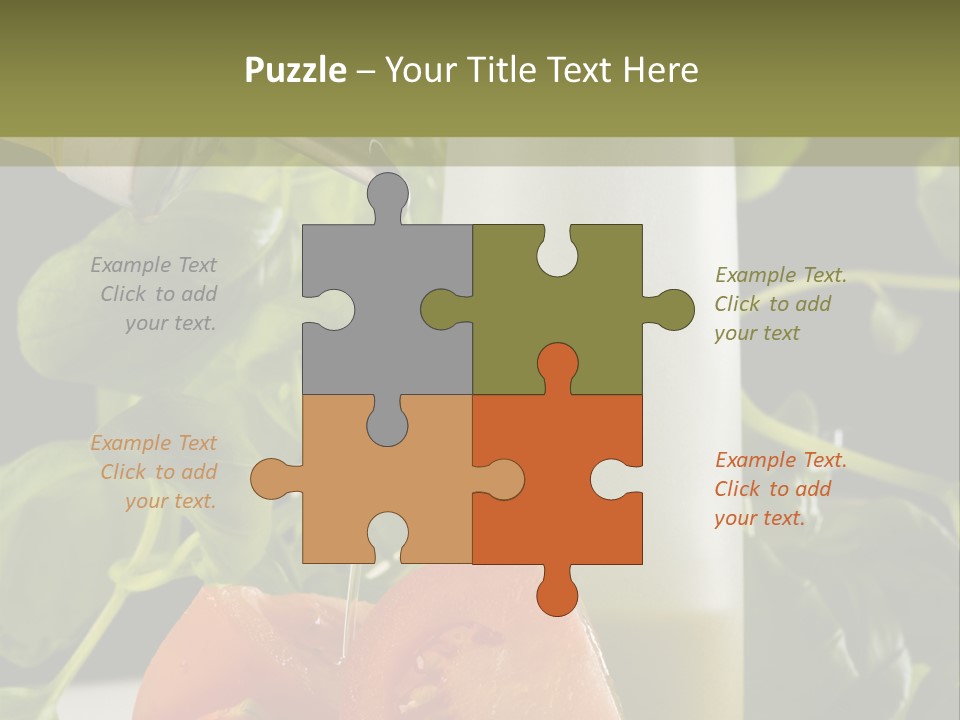 Kucharka Miesza Pomidor PowerPoint Template