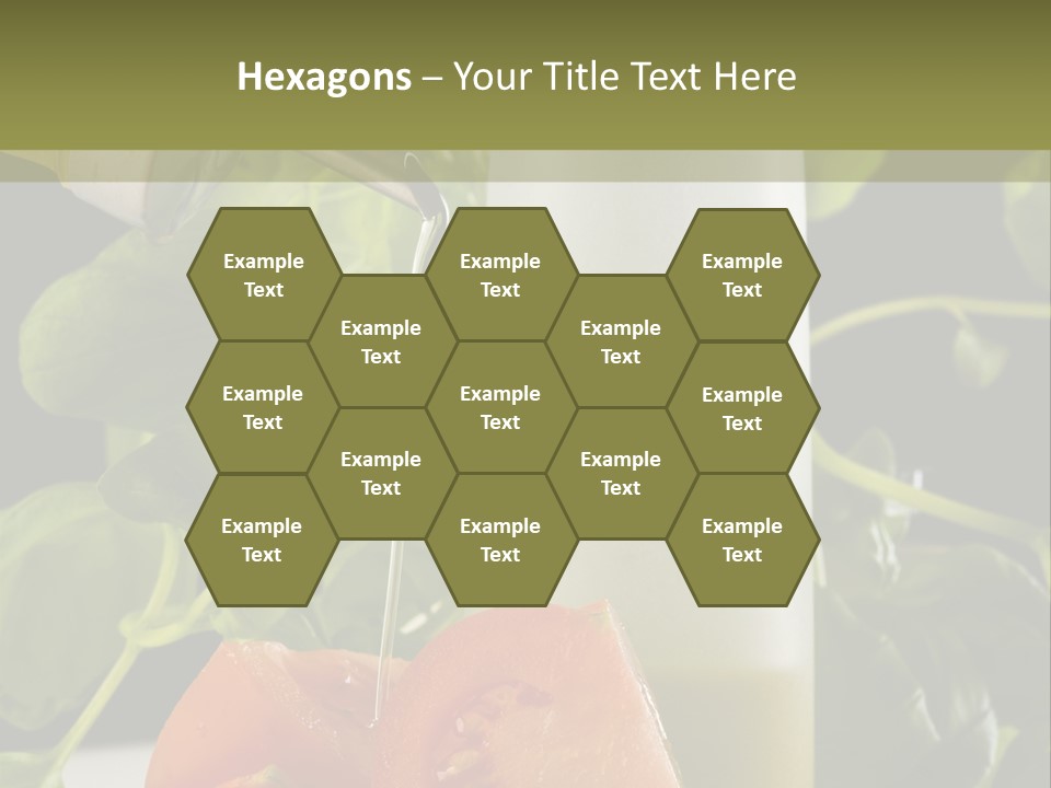 Kucharka Miesza Pomidor PowerPoint Template