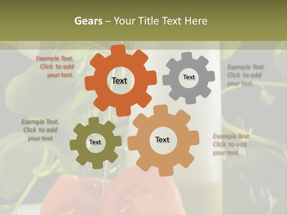 Kucharka Miesza Pomidor PowerPoint Template