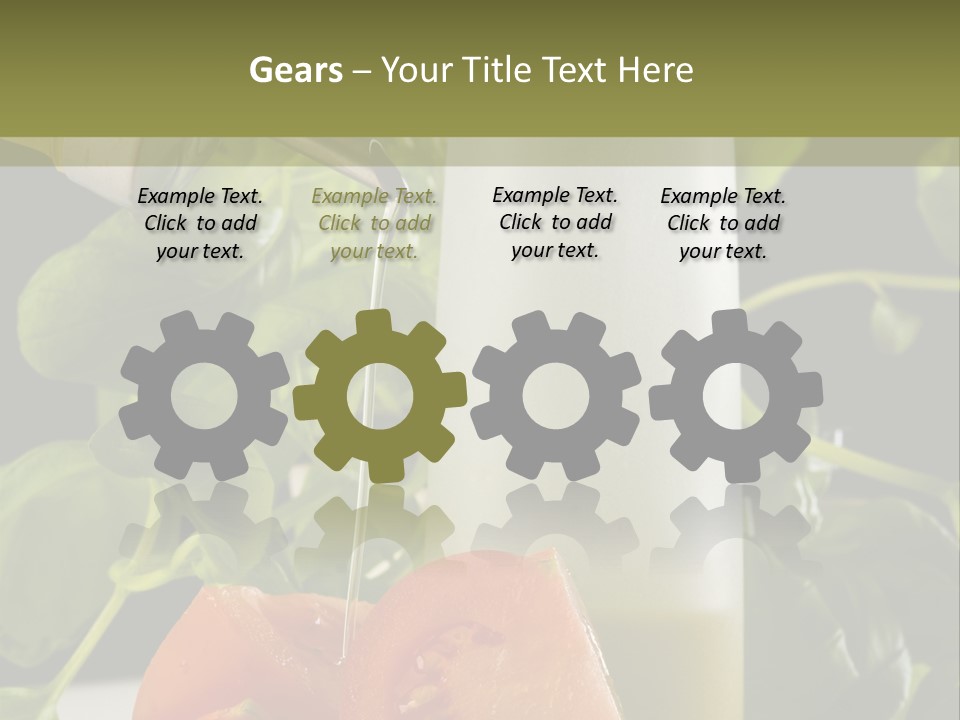 Kucharka Miesza Pomidor PowerPoint Template