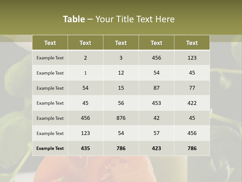 Kucharka Miesza Pomidor PowerPoint Template