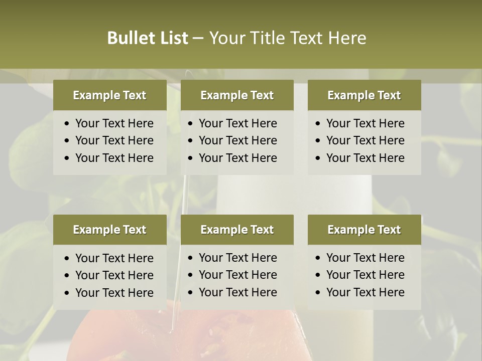 Kucharka Miesza Pomidor PowerPoint Template
