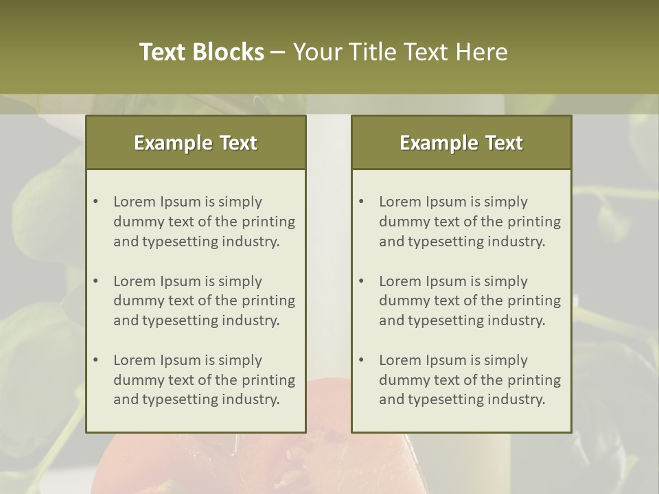 Kucharka Miesza Pomidor PowerPoint Template