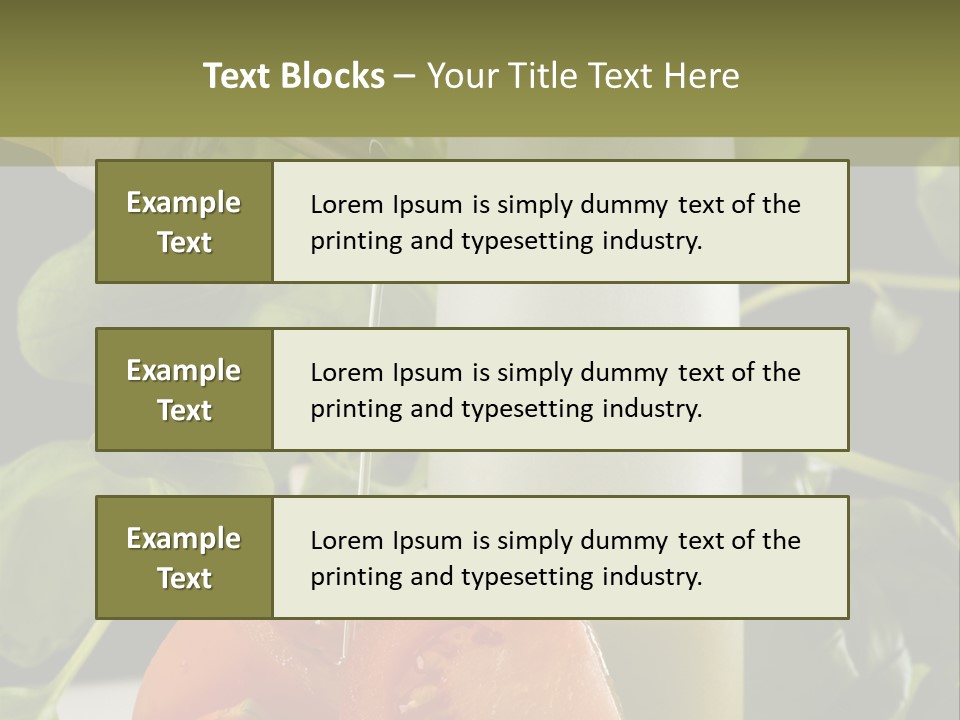 Kucharka Miesza Pomidor PowerPoint Template