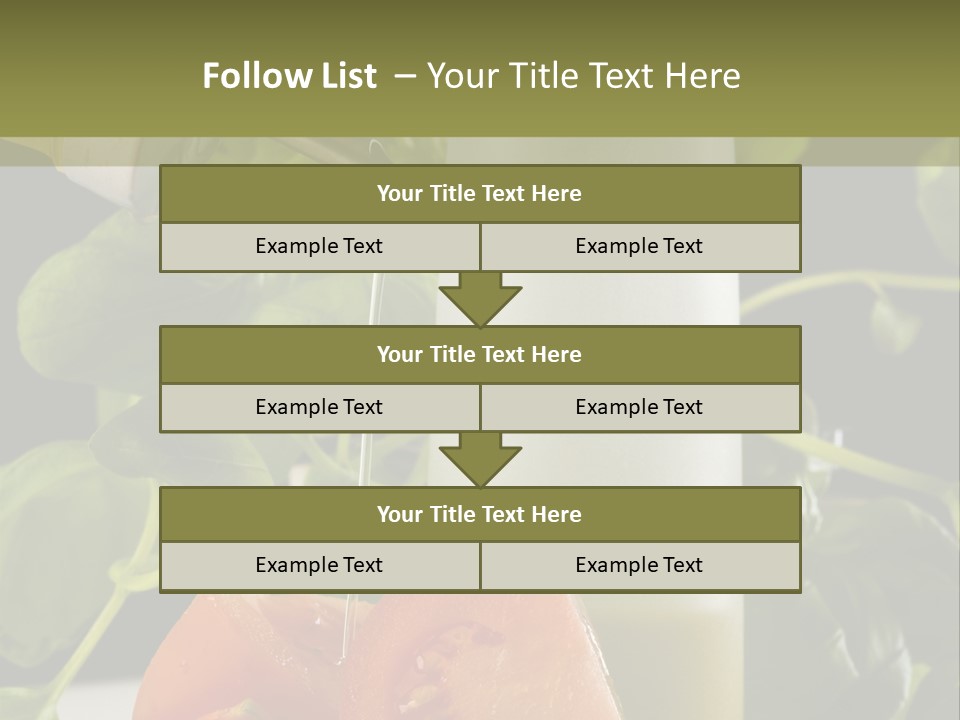 Kucharka Miesza Pomidor PowerPoint Template