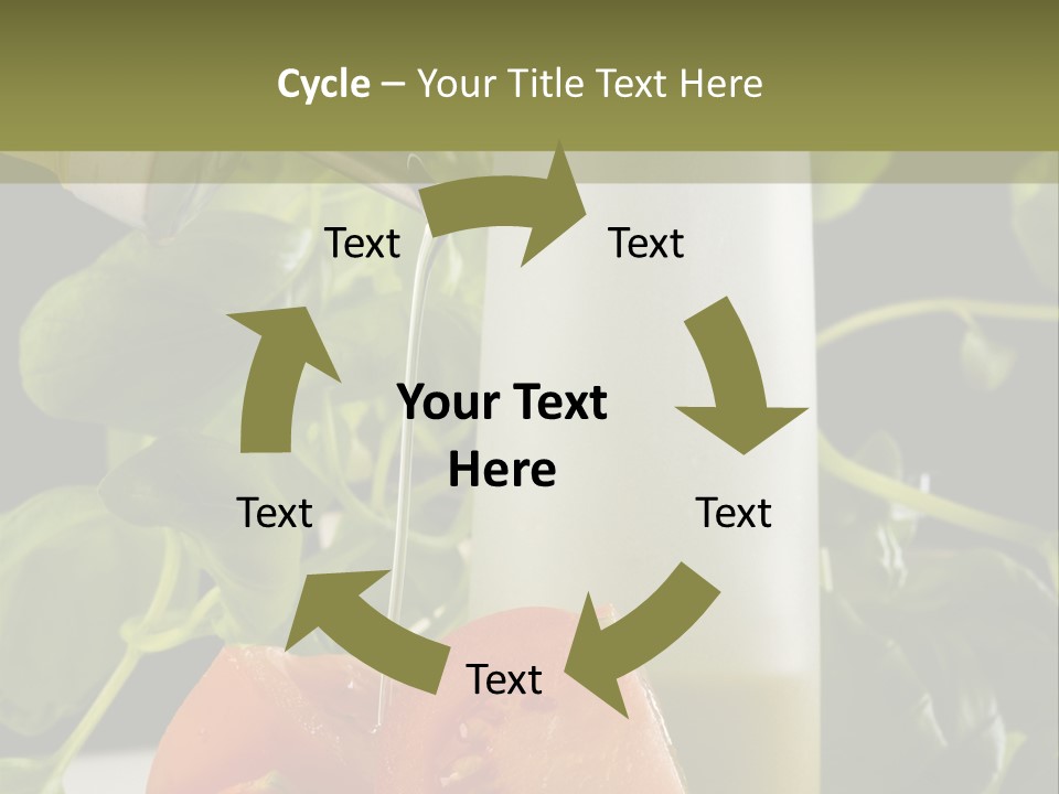 Kucharka Miesza Pomidor PowerPoint Template