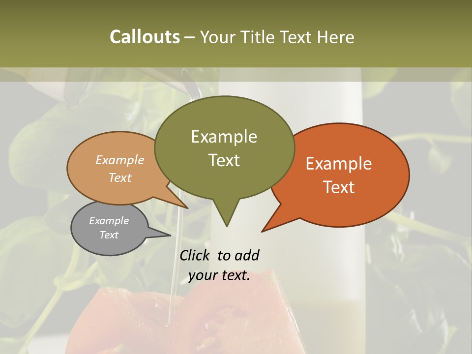 Kucharka Miesza Pomidor PowerPoint Template