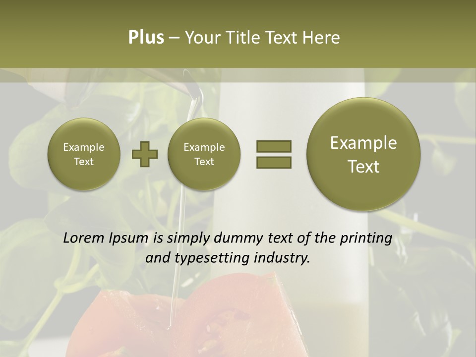 Kucharka Miesza Pomidor PowerPoint Template