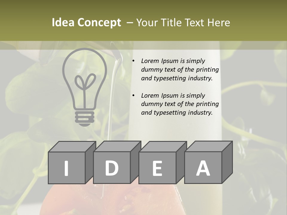 Kucharka Miesza Pomidor PowerPoint Template