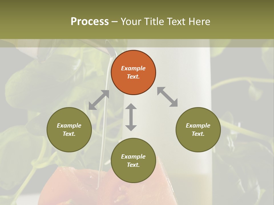 Kucharka Miesza Pomidor PowerPoint Template