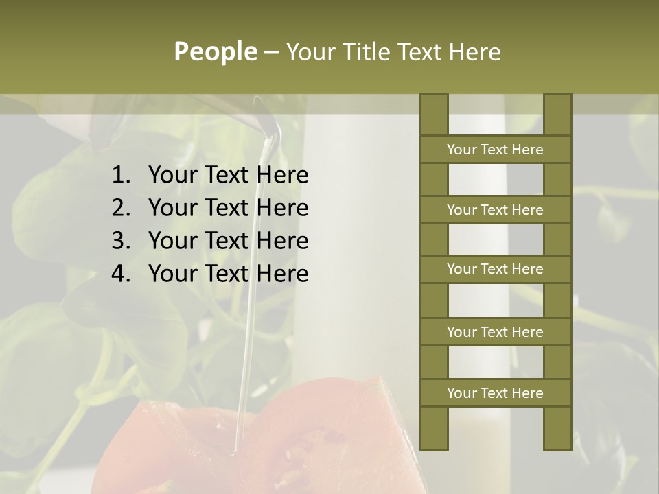 Kucharka Miesza Pomidor PowerPoint Template