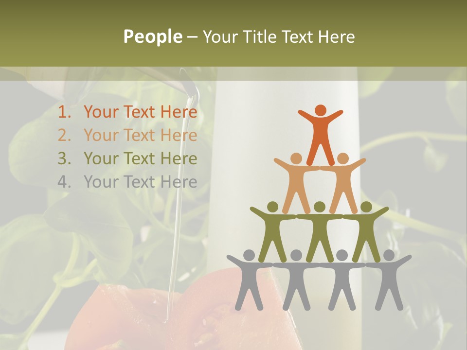 Kucharka Miesza Pomidor PowerPoint Template