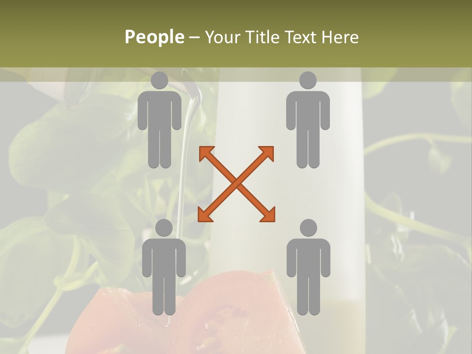 Kucharka Miesza Pomidor PowerPoint Template