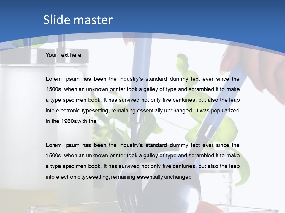 Przygotowanie Kucharz Praca PowerPoint Template