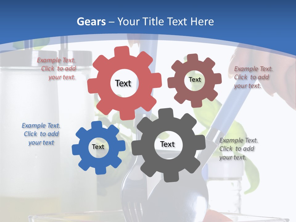 Przygotowanie Kucharz Praca PowerPoint Template