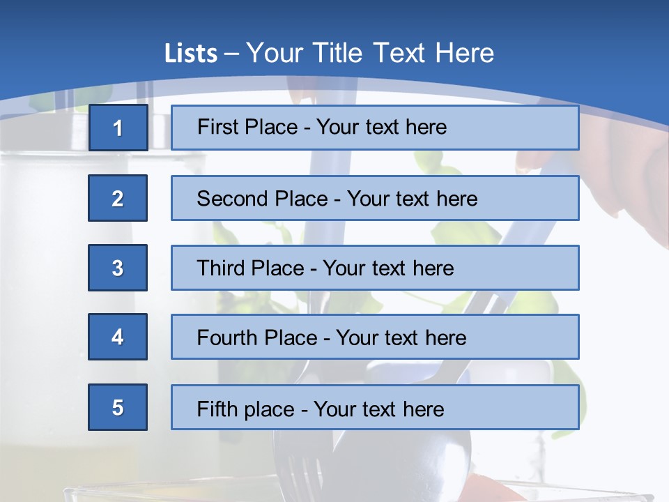 Przygotowanie Kucharz Praca PowerPoint Template