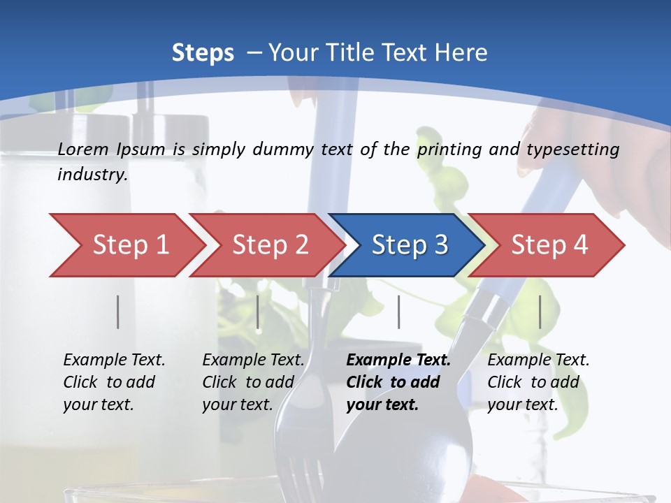 Przygotowanie Kucharz Praca PowerPoint Template