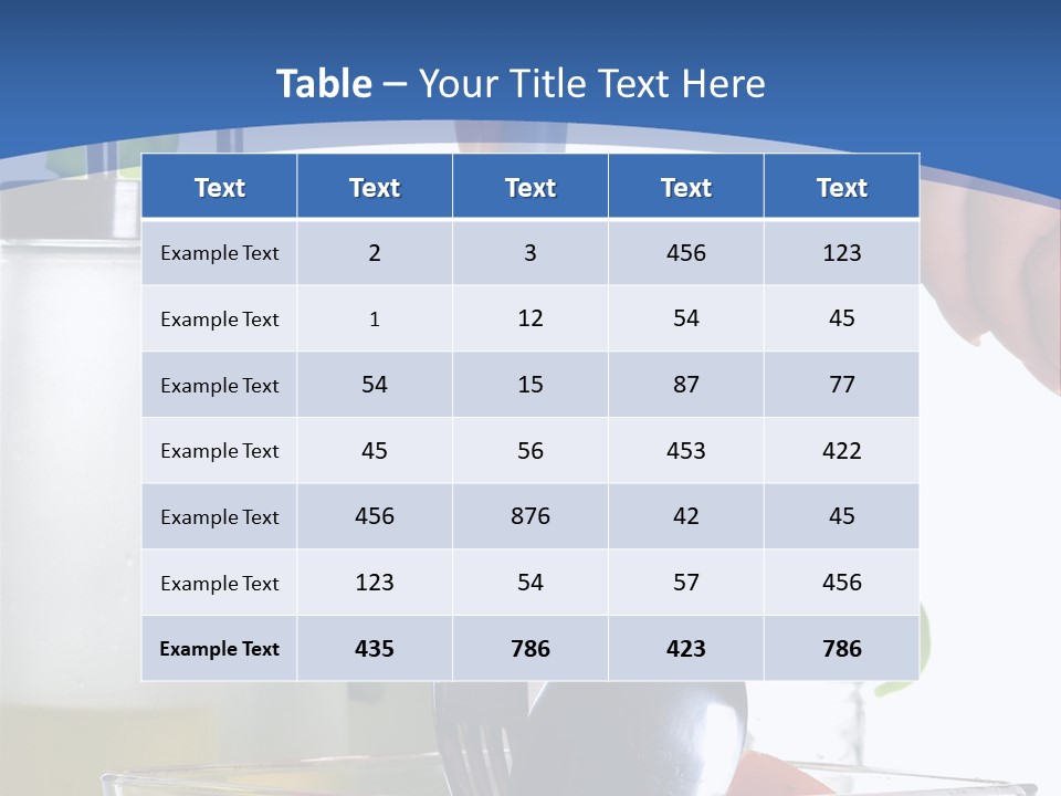 Przygotowanie Kucharz Praca PowerPoint Template