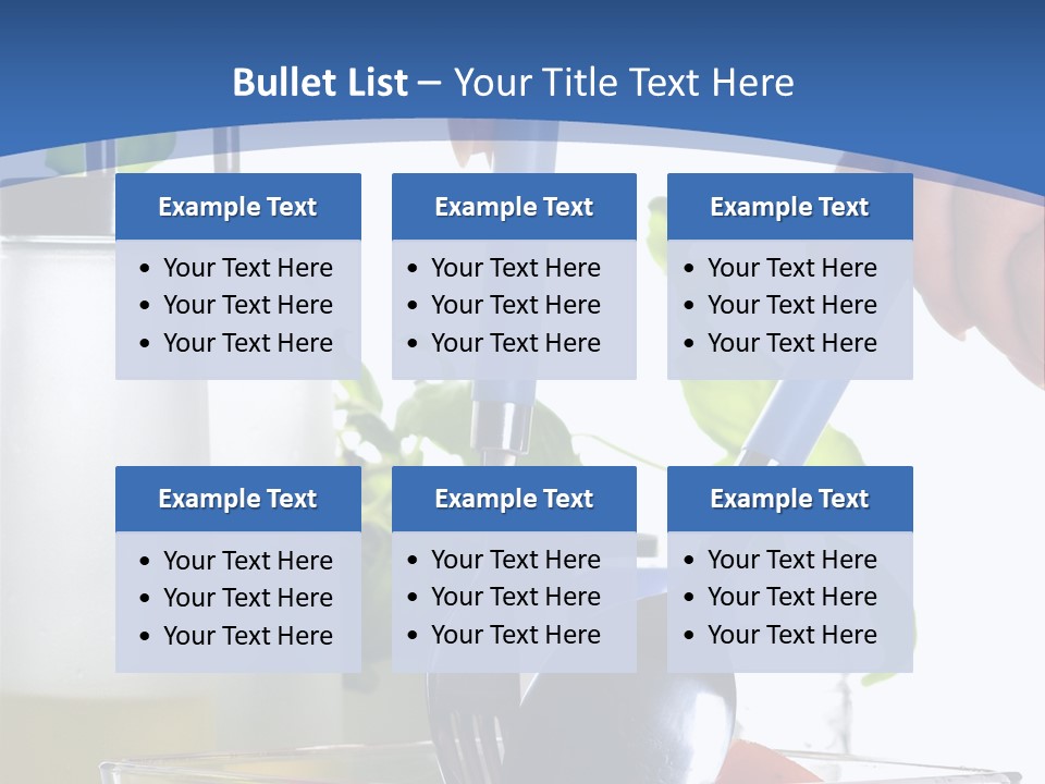 Przygotowanie Kucharz Praca PowerPoint Template
