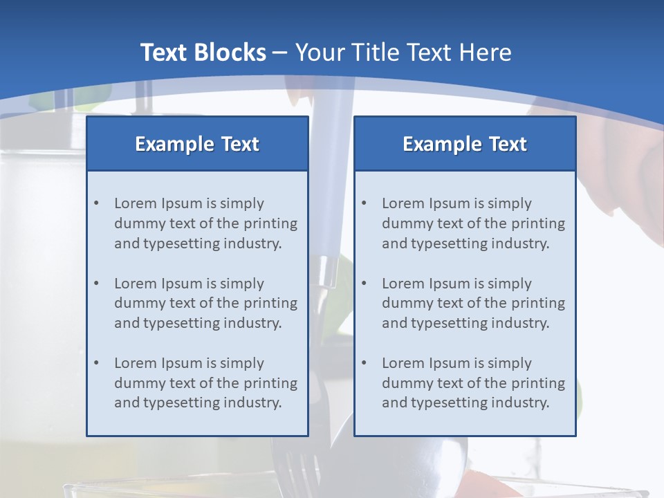 Przygotowanie Kucharz Praca PowerPoint Template
