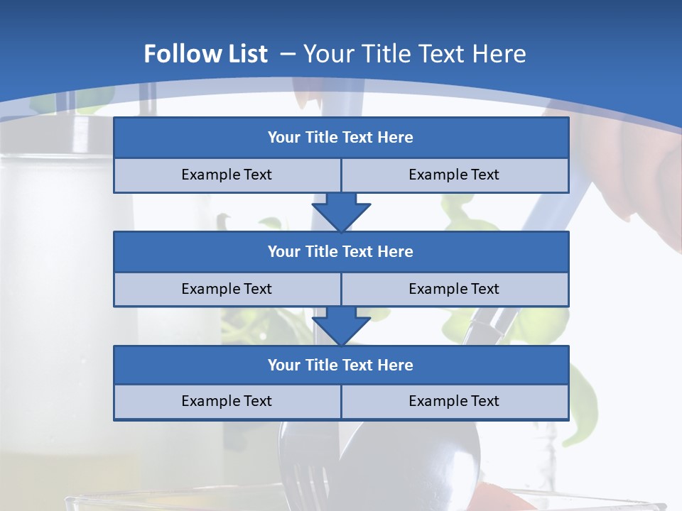 Przygotowanie Kucharz Praca PowerPoint Template