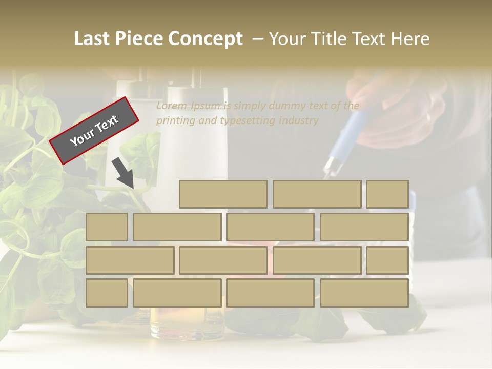 Miesza Kuchnia Przygotowanie PowerPoint Template