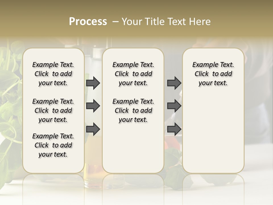 Miesza Kuchnia Przygotowanie PowerPoint Template