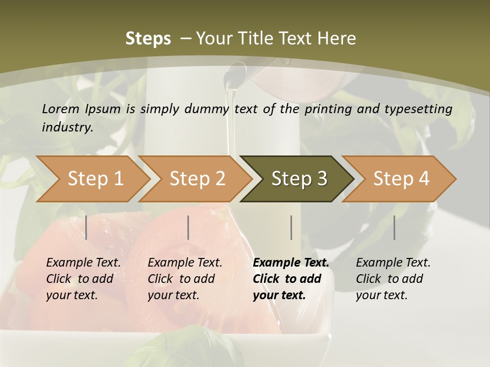 Oliwa Posi Przygotowanie PowerPoint Template