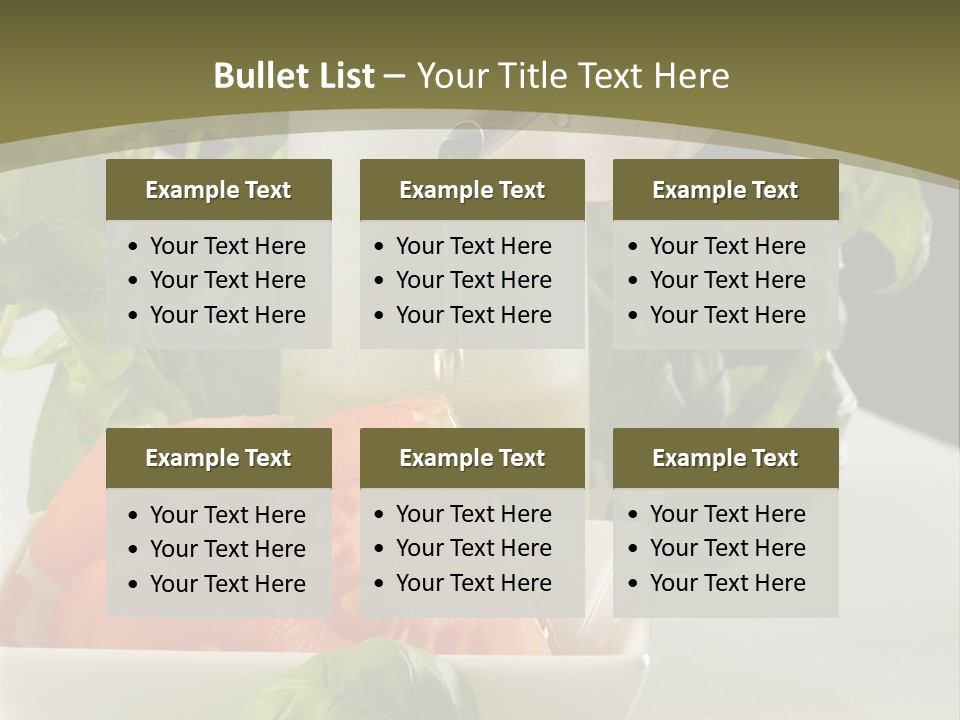 Oliwa Posi Przygotowanie PowerPoint Template