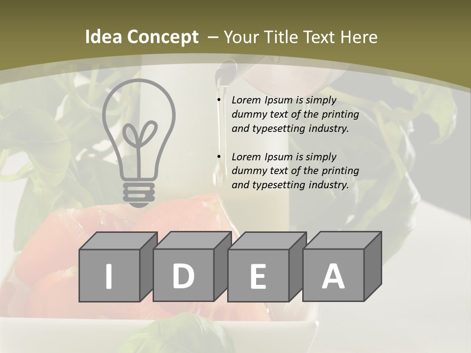 Oliwa Posi Przygotowanie PowerPoint Template