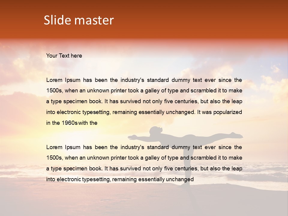 Hatha India Meditation PowerPoint Template