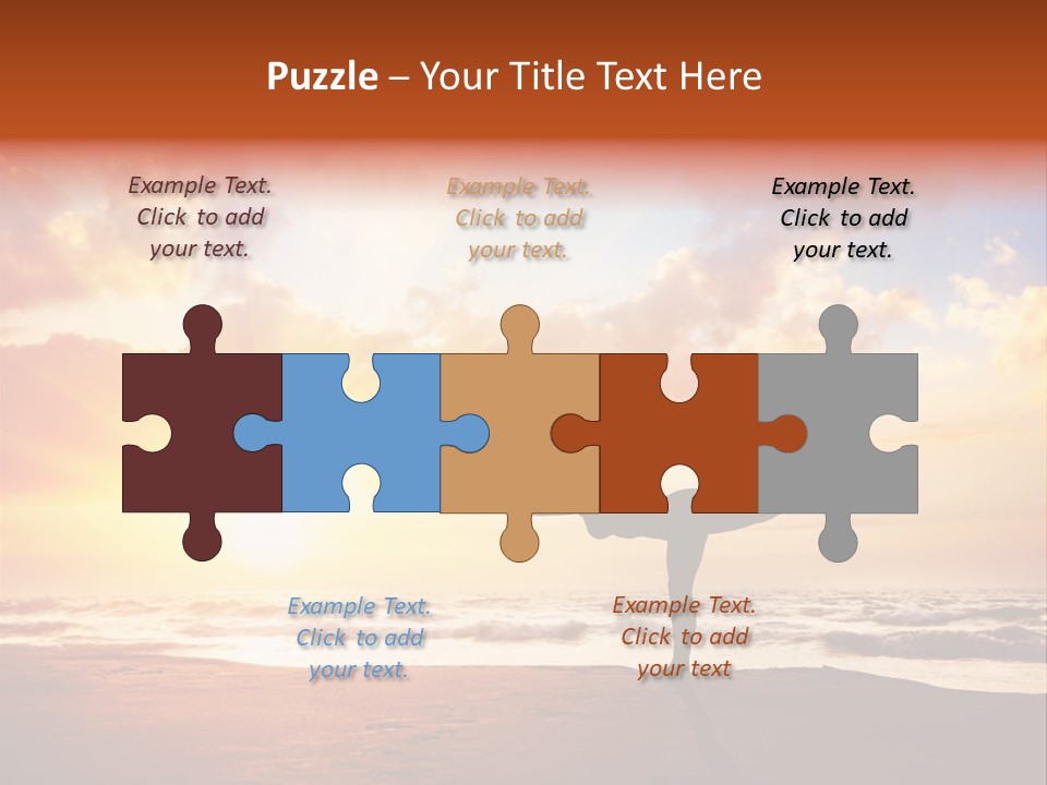 Hatha India Meditation PowerPoint Template