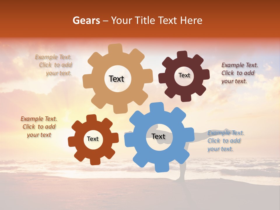 Hatha India Meditation PowerPoint Template