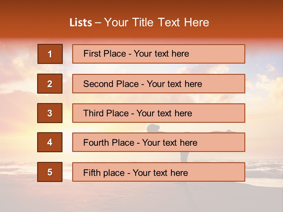 Hatha India Meditation PowerPoint Template