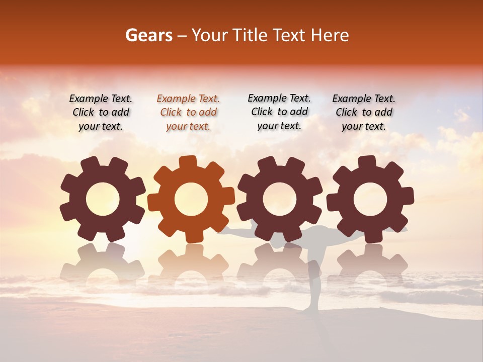 Hatha India Meditation PowerPoint Template