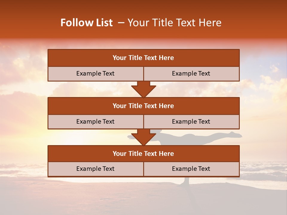 Hatha India Meditation PowerPoint Template