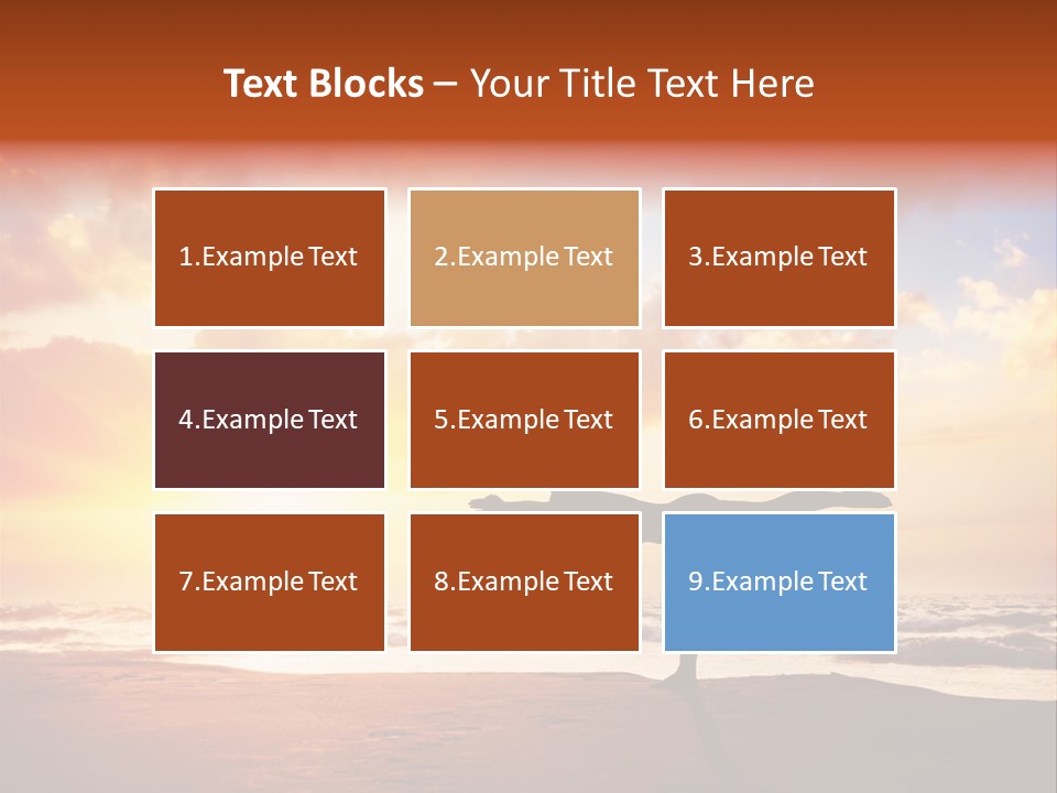 Hatha India Meditation PowerPoint Template