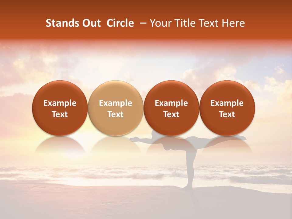 Hatha India Meditation PowerPoint Template