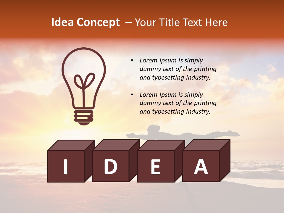 Hatha India Meditation PowerPoint Template