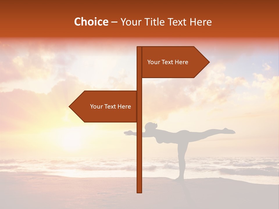 Hatha India Meditation PowerPoint Template