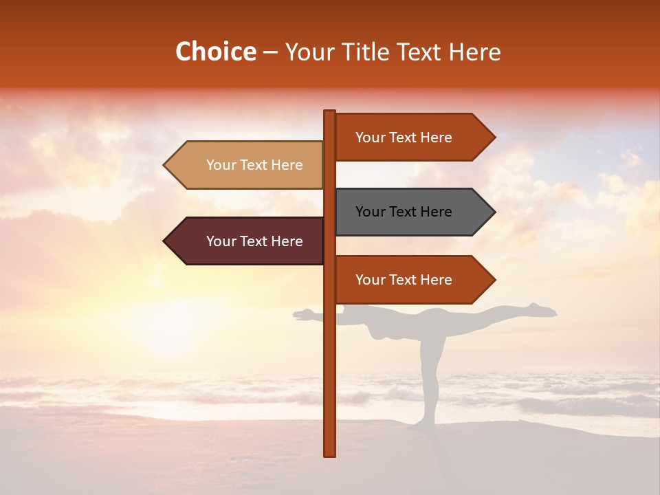 Hatha India Meditation PowerPoint Template