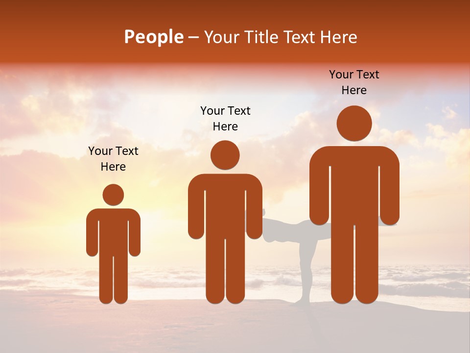 Hatha India Meditation PowerPoint Template